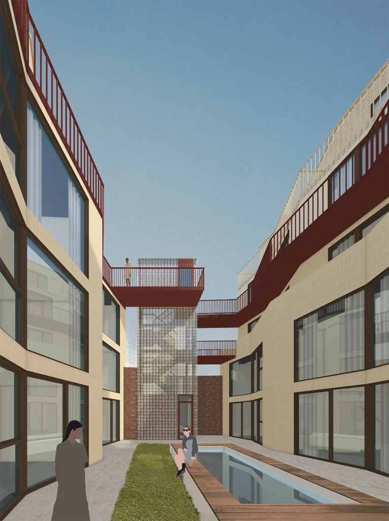 Visstraat 50 Dordrecht 15 appartementen monument MCK architectuur