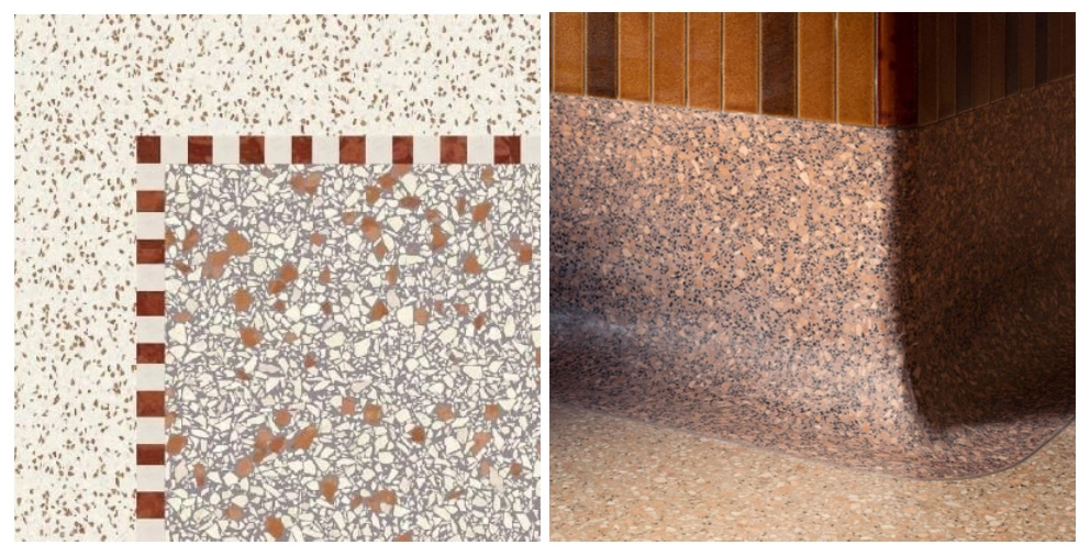 De loper door het gebouw. Vanaf entree tot voordeur.